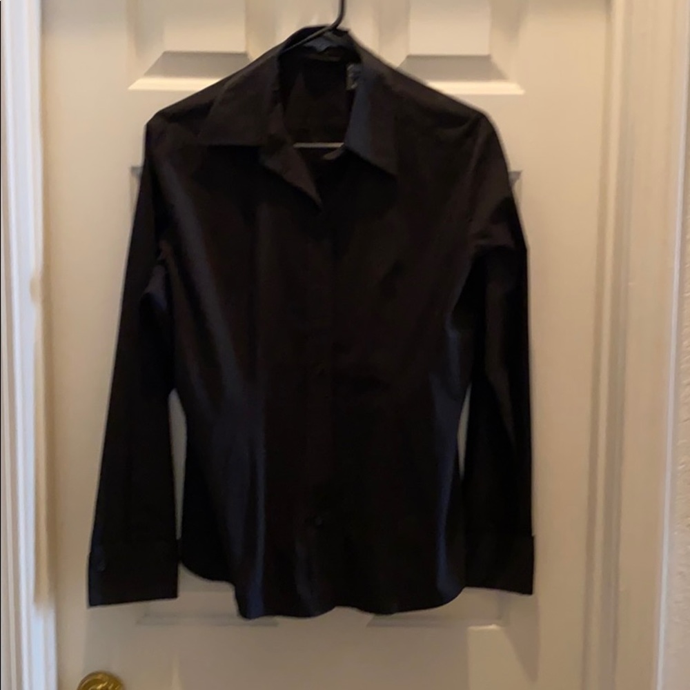 Black button down dress shirt